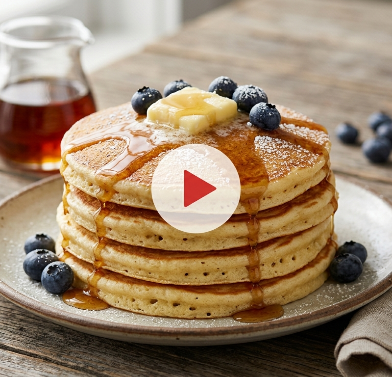 Easy Fluffy Buttermilk Pancakes Recipe for Busy Mornings