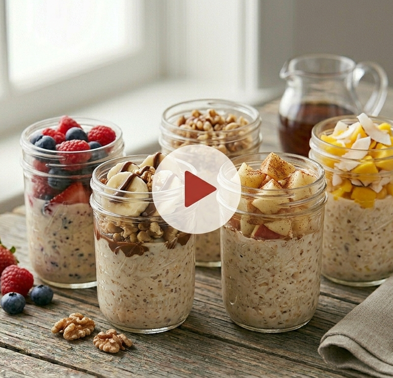 Overnight Oats: 10 Healthy Breakfast Ideas for Meal Prep