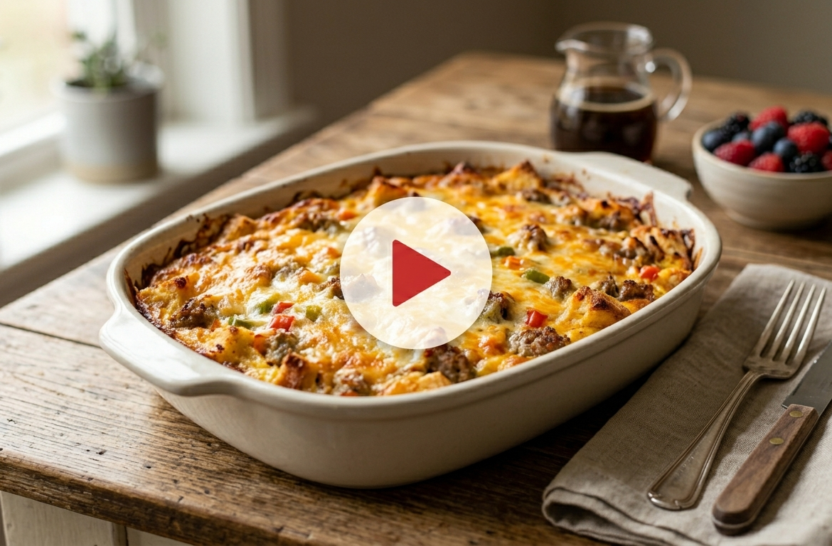 The Best Cheesy Breakfast Casserole for Family Brunches
